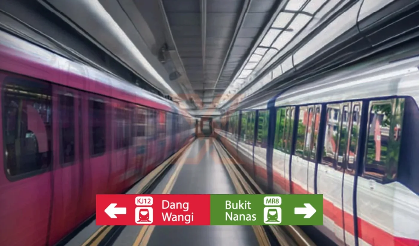 Dang Wangi LRT platform directly served by Centrix The Station